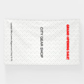 Aangepaste autobanners | PVC buitenshuis | Hangend Spandoek (Horizontaal)