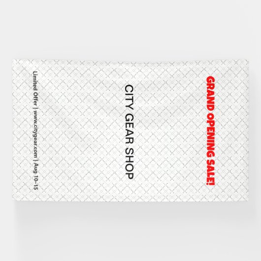 Aangepaste autobanners | PVC buitenshuis | Hangend Spandoek (Horizontaal)