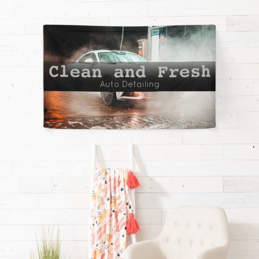 Aangepaste automatische gegevens voor bedrijven spandoek (Insitu)