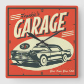 Aangepaste automatische mechanische winkel Klassie Vierkante Klok (Voorkant)