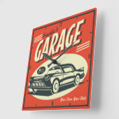 Aangepaste automatische mechanische winkel Klassie Vierkante Klok (Hoek)