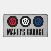 Aangepaste automotive bureaumat voor garage of man (Voorkant)