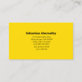 Aangepaste automotorebezetting visitekaartje (Achterkant)