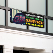 Aangepaste autoreinigingsbanners  spandoek (Buitenkant Gebouw)