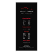 Aangepaste autoreparatie en moderne autodetailleri reclamekaart (Voorkant)