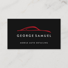 Aangepaste autoreparatie en moderne autodetailleri visitekaartje