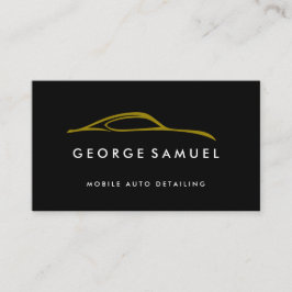 Aangepaste autoreparatie en moderne autodetailleri visitekaartje