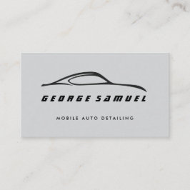 Aangepaste autoreparatie en moderne autodetailleri visitekaartje