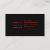 Aangepaste autoreparatie en moderne autodetailleri visitekaartje (Achterkant)