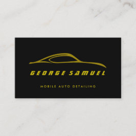 Aangepaste autoreparatie en moderne autodetailleri visitekaartje