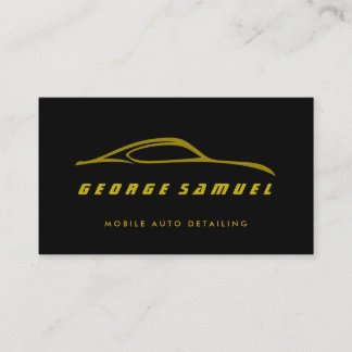 Aangepaste autoreparatie en moderne autodetailleri visitekaartje
