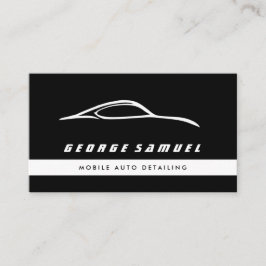 Aangepaste autoreparatie en moderne autodetailleri visitekaartje