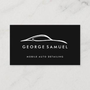 Aangepaste Autoreparatie & Moderne Auto Detailing  Visitekaartje