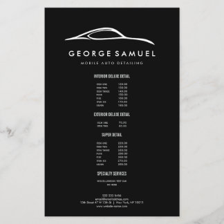 Aangepaste Autoreparatie & Moderne Autodecoratie Flyer