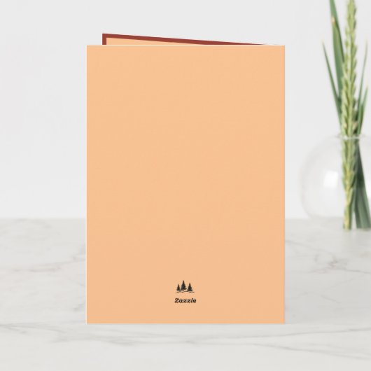 Aangepaste "Autumn Vibes" Vakantie Groet Kaart (Achterkant)