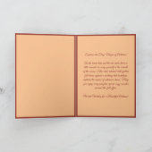 Aangepaste "Autumn Vibes" Vakantie Groet Kaart (Binnen)