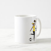 Aangepaste Avatar #1 Voetbal Koffiemok (Voorkant rechts)