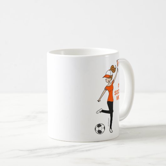 Aangepaste Avatar #1 Voetbal Koffiemok (Voorkant rechts)