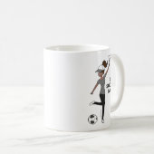 Aangepaste Avatar #1 Voetbal Koffiemok (Voorkant rechts)