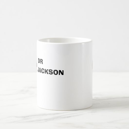 Aangepaste avatar-artsendag koffiemok (Center)