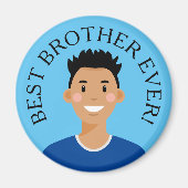 Aangepaste Avatar Best Brother Ever Magnet (Voorkant)
