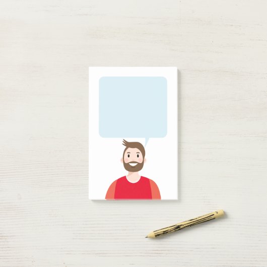 Aangepaste Avatar Post-it Nota's Post-it® Notes (Op bureau)