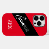 Aangepaste Aviator, Vliegtuigen,Modern,Piloot,Luch Case-Mate iPhone Case (Achterkant (horizontaal))