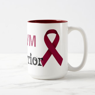 Aangepaste AVM Warrior-Mok met twee tonen Tweekleurige Koffiemok