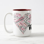 Aangepaste AVM Warrior-Mok met twee tonen Tweekleurige Koffiemok (Links)