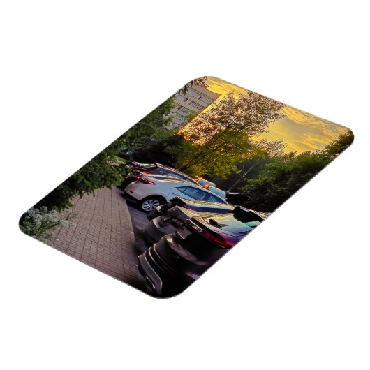 Aangepaste Avondgloed Stedelijke Flexibele Fotomag Magneet (Linkerzijde)