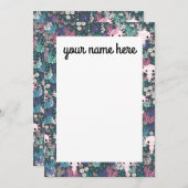 Aangepaste Axolotl Notecards Bedankkaart (Voorkant / Achterkant)