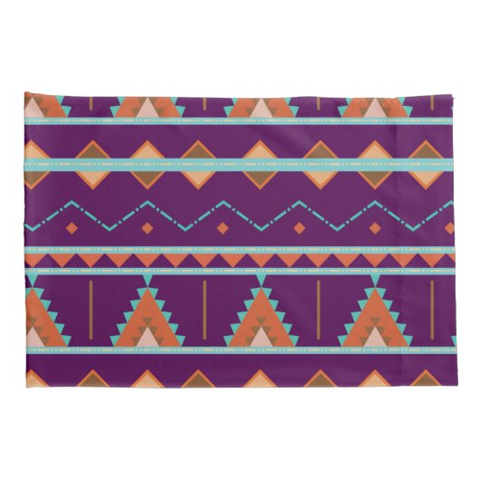 Aangepaste Aztec Geometric Tribe Kussensloop (Achterkant-Rechts)