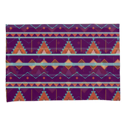 Aangepaste Aztec Geometric Tribe Kussensloop (Voorkant-Rechts)