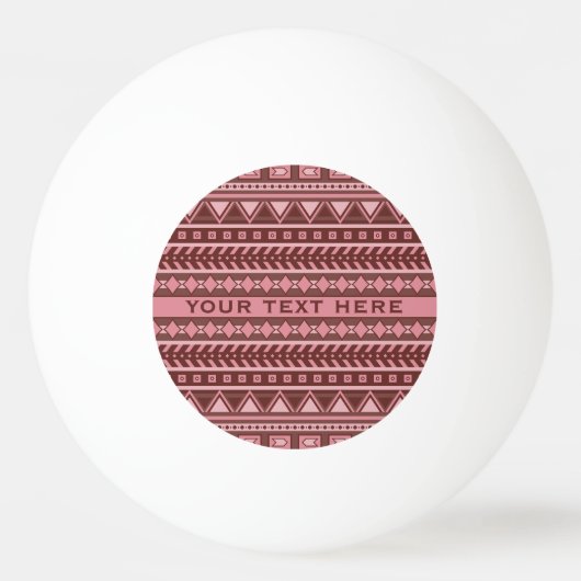 Aangepaste Aztec Pattern pingpongballen (Achterkant)