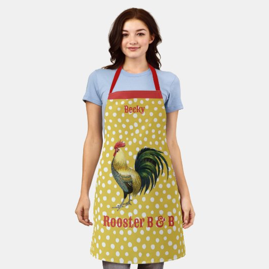 Aangepaste B- en B-landencurve Schort (Gedragen)