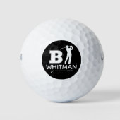 Aangepaste B initiële markering - identificeer gol Golfballen (Voorkant)