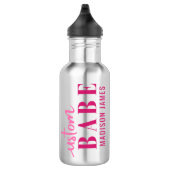 Aangepaste Babe Grappig Gezegde Gepersonaliseerde Waterfles (Rechts)