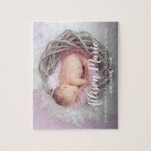 Aangepaste baby-aankondiging pasgeboren aandenken 