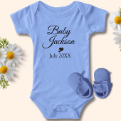 Aangepaste Baby-aankondiging Romper