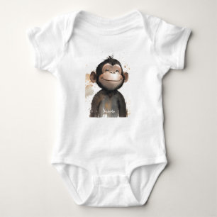 Aangepaste Baby aap-carrosserie Romper