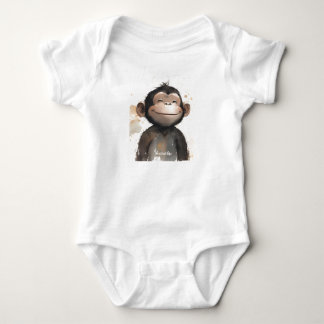 Aangepaste Baby aap-carrosserie Romper
