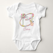 Aangepaste Baby Bird Garden Romper (Voorkant)