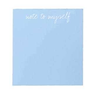 Aangepaste baby Blue Notitieblok