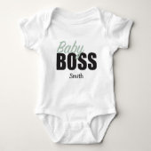 Aangepaste Baby BOSS Romper (Voorkant)