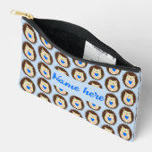 Aangepaste Baby Boy Blue Heart Hedgehog Etui (Open)