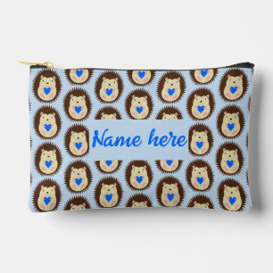 Aangepaste Baby Boy Blue Heart Hedgehog Etui