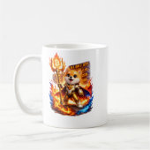 Aangepaste Baby Doge Superheld Globaal Effect Koff Koffiemok (Links)