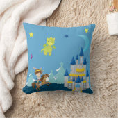 Aangepaste Baby Dragons Medieval Knight Nursery Kussen (Deken)