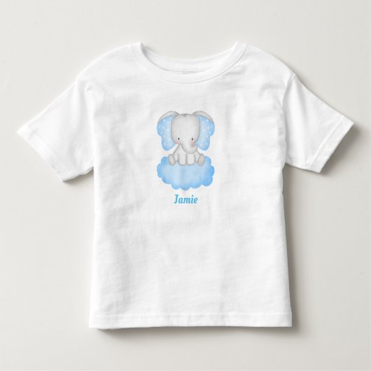 Aangepaste Baby Elephant Kinder Shirts (Voorkant)