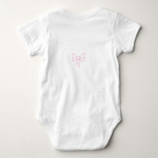 Aangepaste Baby Elephant Romper (Achterkant)